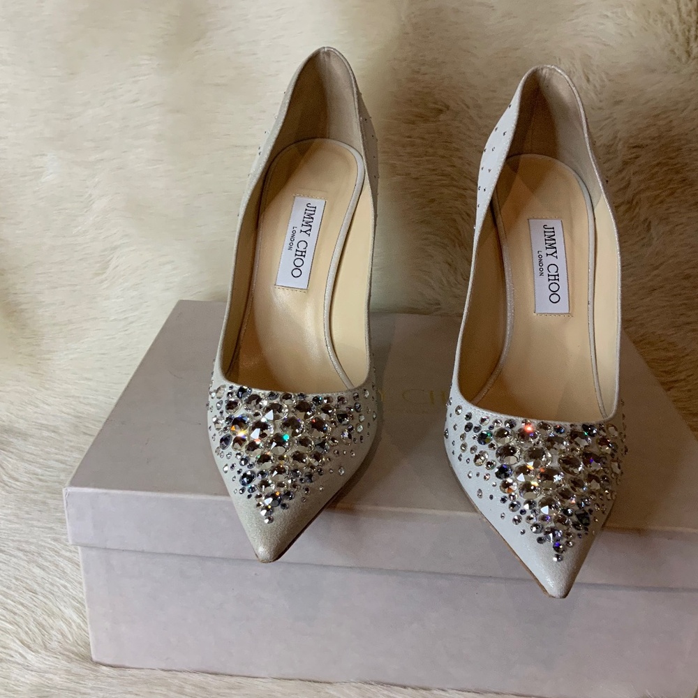 Jimmy Choo pumps - Abel - Multi Crystal - Size 11